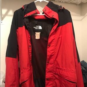North face rain coat